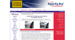 Desktop Screenshot of paintfixpro-lackreparatur-pinneberg.de